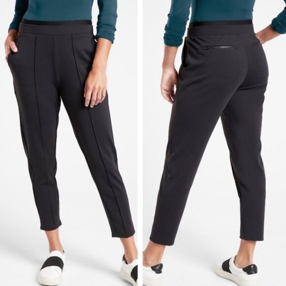 Athleta Black Cropped Ankle Pants - Picture 1 of 8